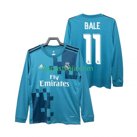 Billiga Fotbollströjor Real Madrid BALE 11 2017 Retro Tredje tröja 2018 Långärmad